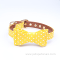 Fashionable Adjustable Dot Printing Bow Tie Dog Collar